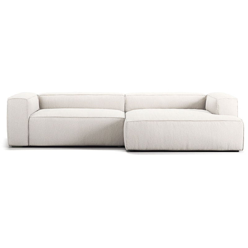 Grand 3-Seter Sofa sjeselong Høyre, Steam White