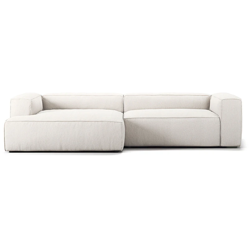 Grand 3-Seter Sofa sjeselong Venstre, Steam White