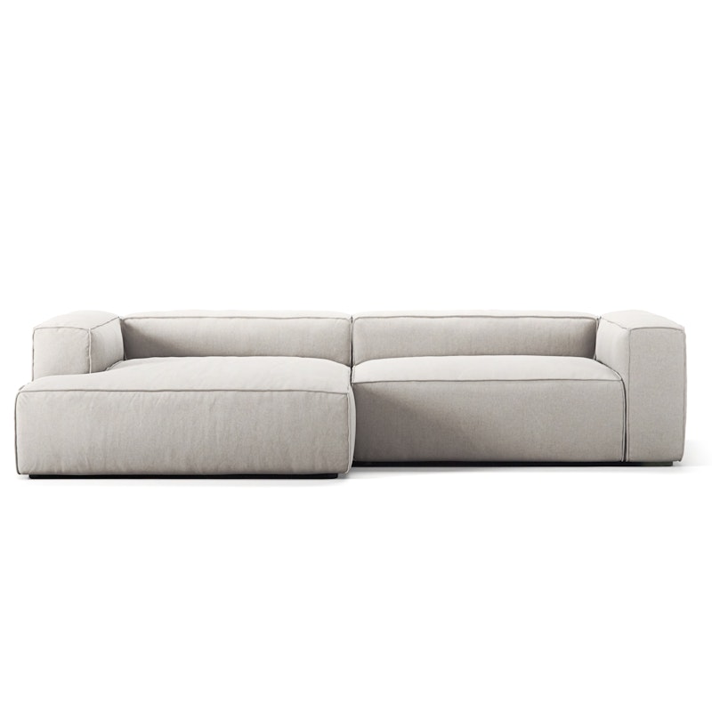 Grand 3-Seter Sofa sjeselong Venstre, Moon White