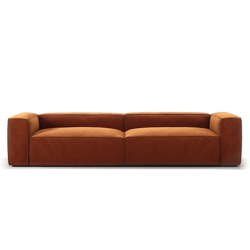 Grand 4-Seter Sofa Fløyel, Copper Glow