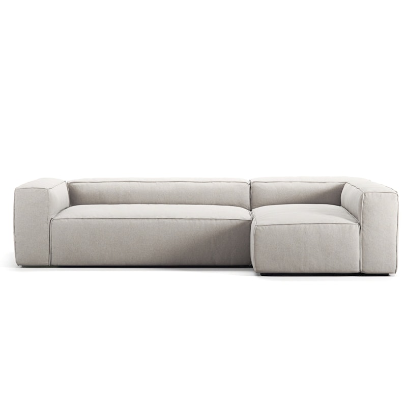 Grand 4-Seter Sofa Divan Høyre, Moon White