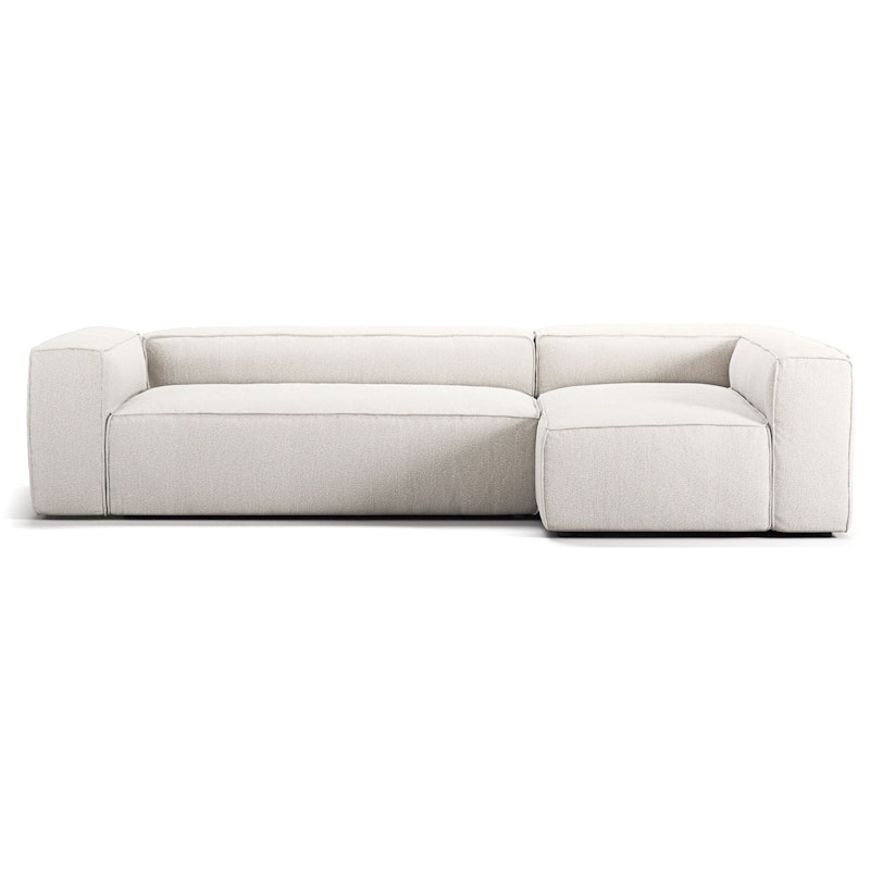 Grand 4-Seter Sofa Divan Høyre, Steam White