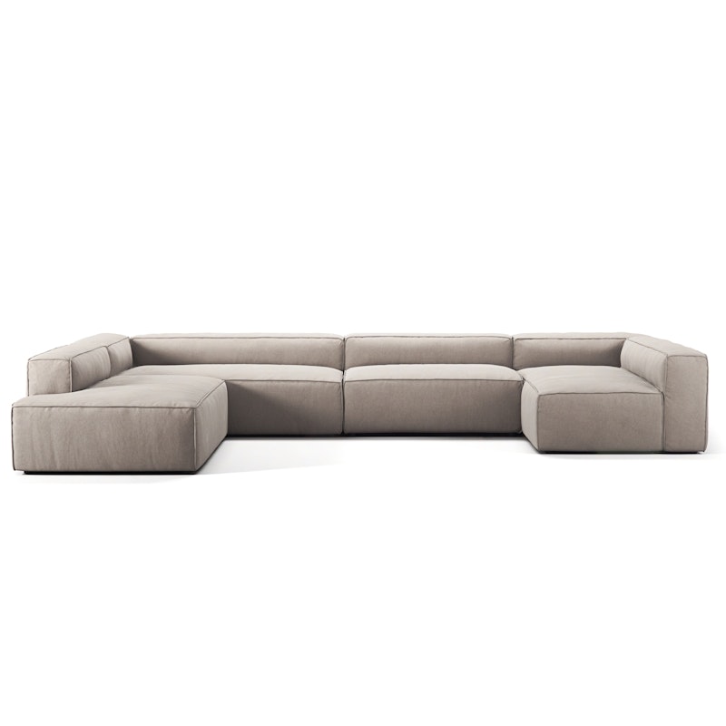 Grand 5-Setersofa divan Venstre, Sandshell Beige