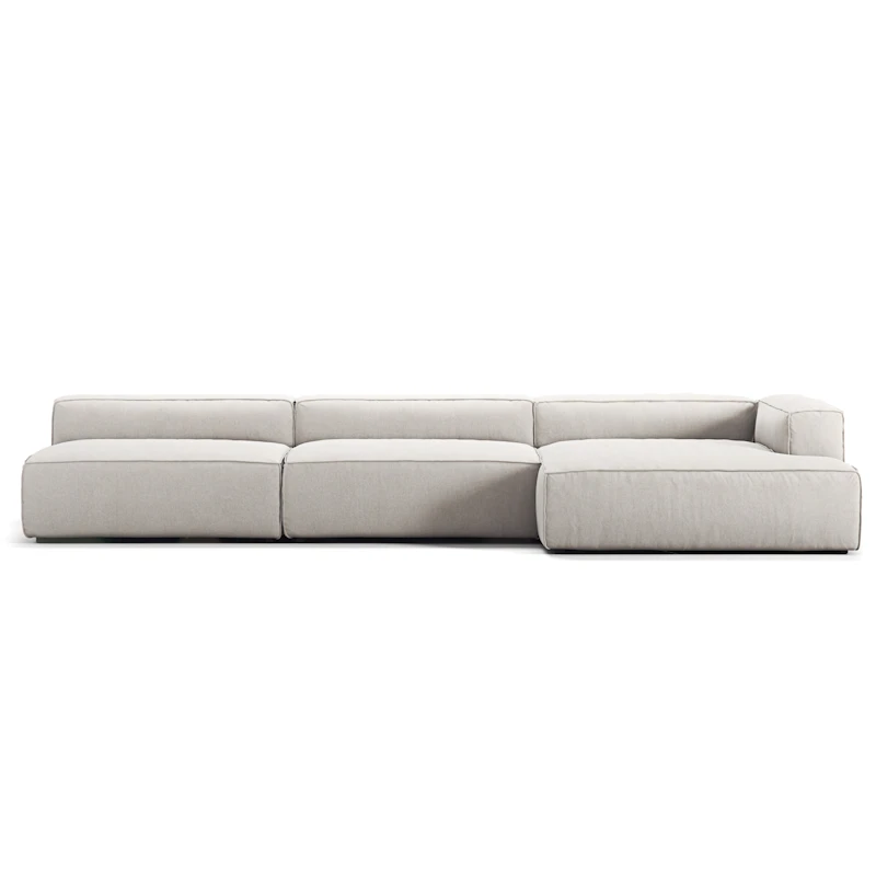 Grand 5-Setersofa sjeselong Høyre, Moon White