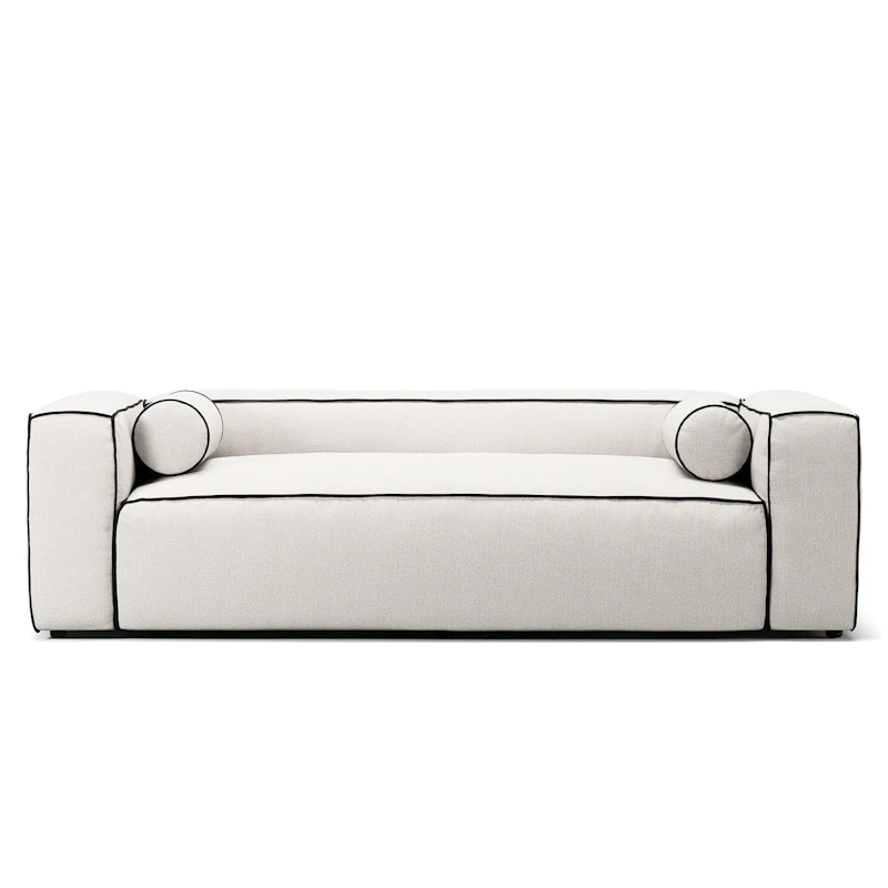 Grand Hue 2-Seter Sofa, Steam White / Mine Graphite
