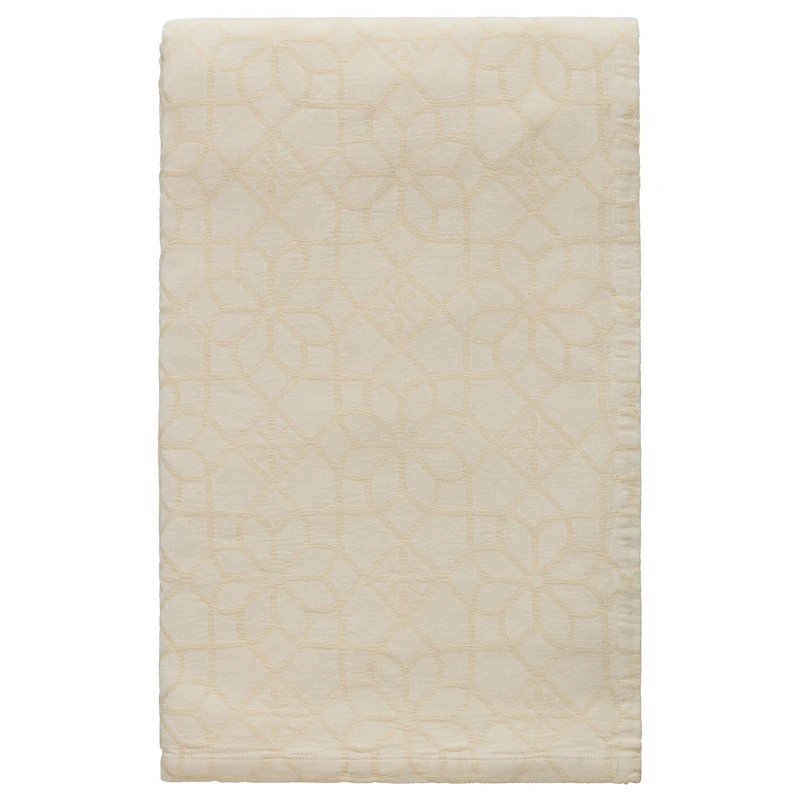 Juliette Sengeteppe 260x260 cm, Off-white