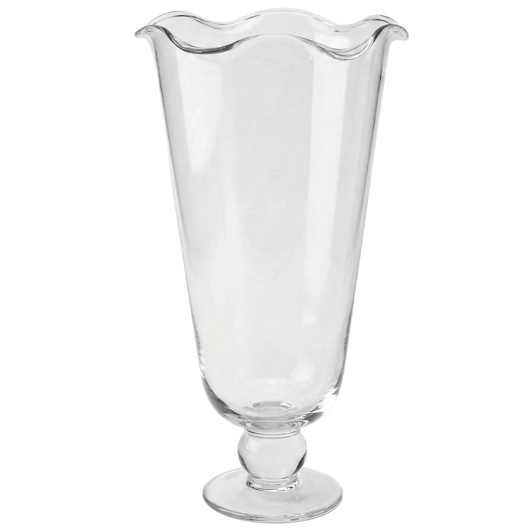 Karla Vase B&oslash;lget Klar, 34 cm