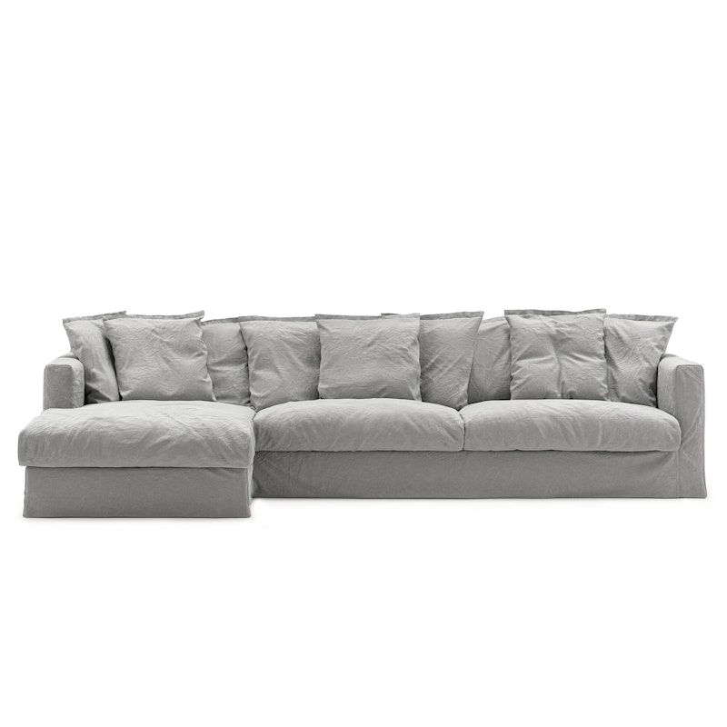 Le Grand Air 3-Seter Sofa Lin Divan Venstre, Foggy Morning