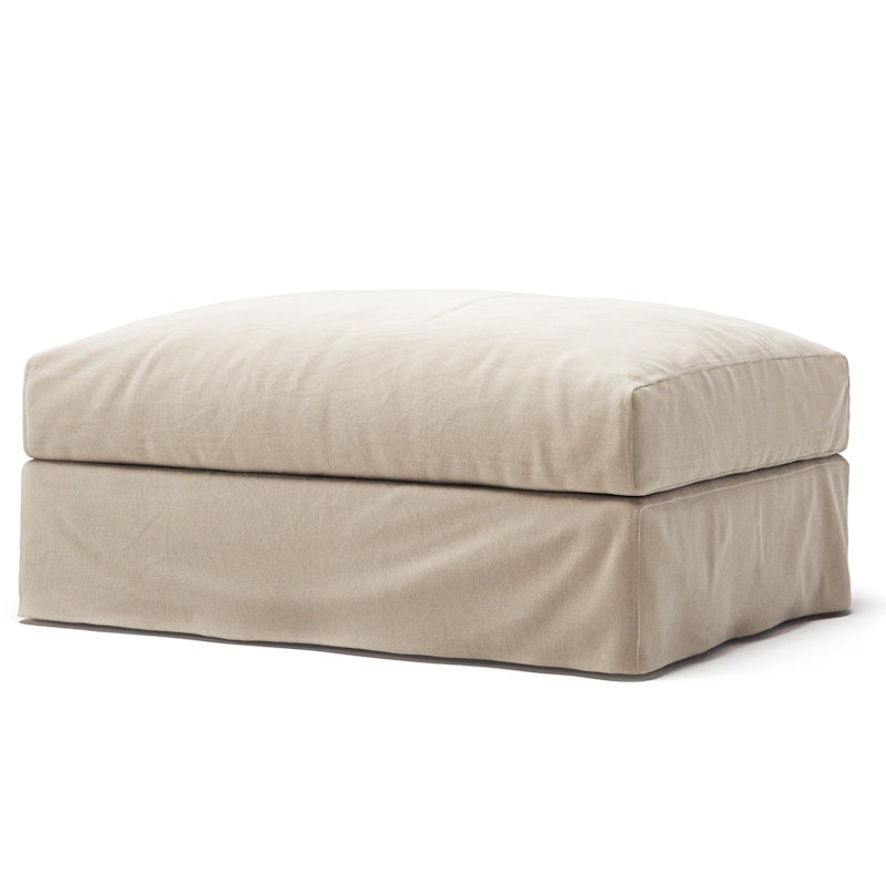 Le Grand Air Fotskammel Bomull, Beige