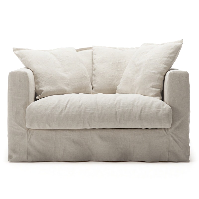 Le Grand Air Love Seat Lin, Creamy White