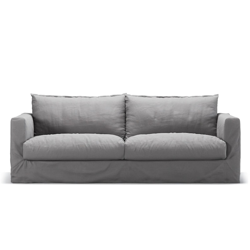 Le Grand Air Nou 3-Seter Sofa Bomull, Lysegrå