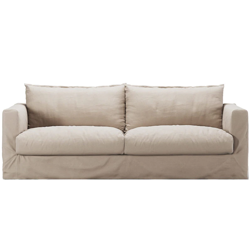 Le Grand Air Nou 3-Seter Sofa Bomull, Beige