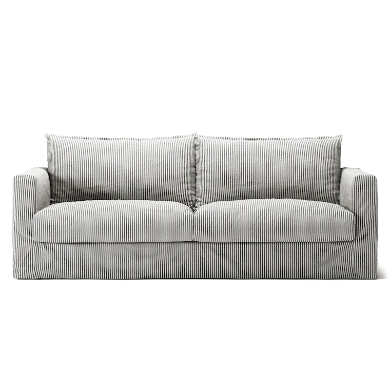 Le grand Air Nou 3-Seter Sofa Lin, Ash Stripe
