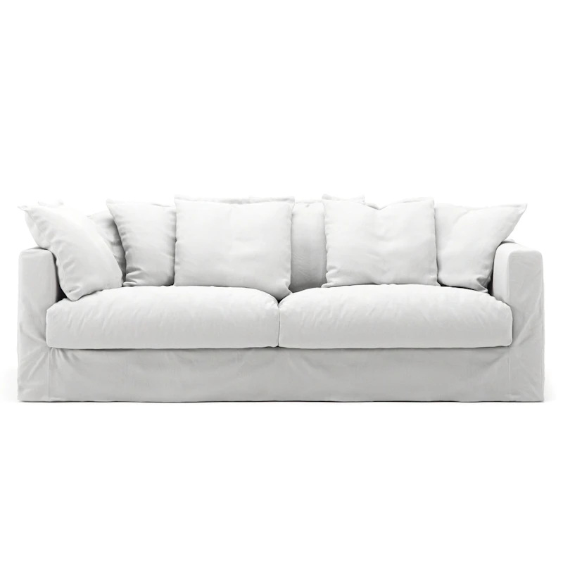 Le Grand Air 3-Seter Sofa Bomull, Hvit