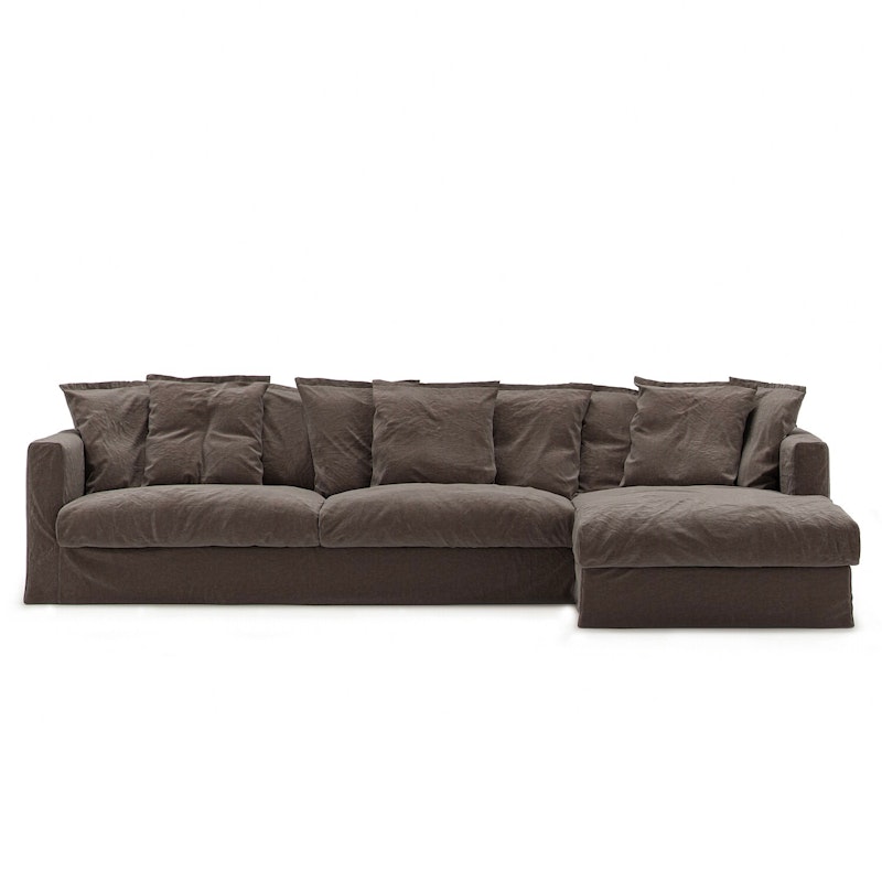 Stopning Til Le Grand Air 3-seter Sofa Lin Divan Høyre, Truffle Brown