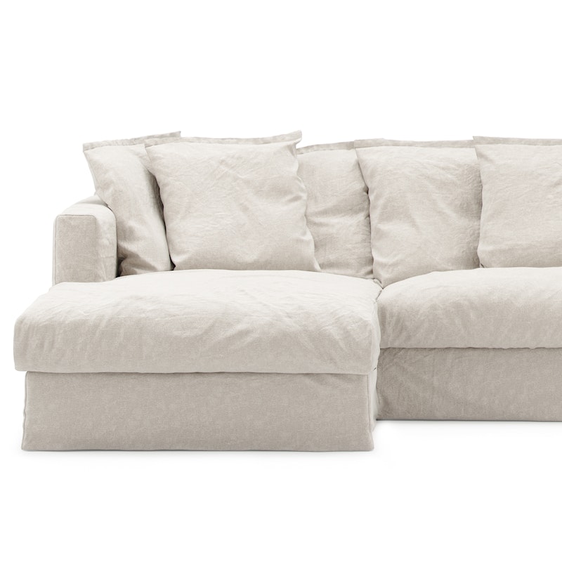 Stopning Til Le Grand Air 3-seter Sofa Lin, Creamy White