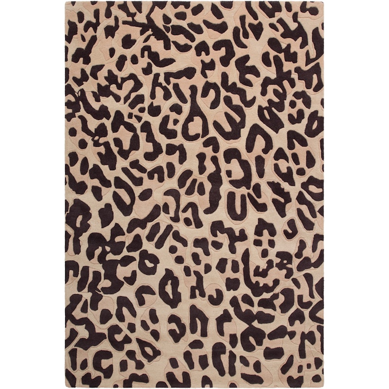 Leopard Ullteppe 180x270 cm, Brun