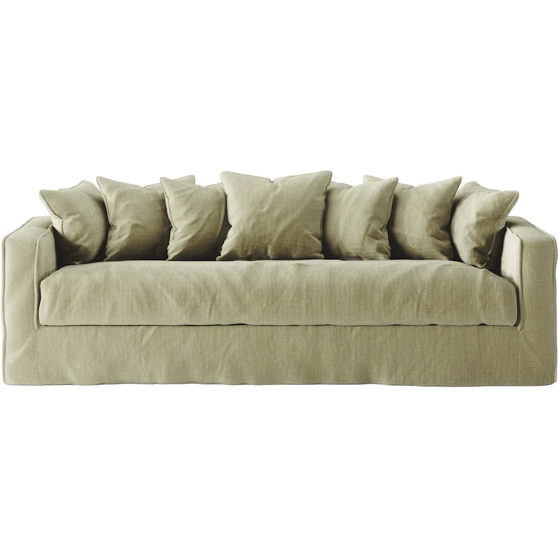 Stopning Til Loom 3-Seters Sofa Linne, Moss
