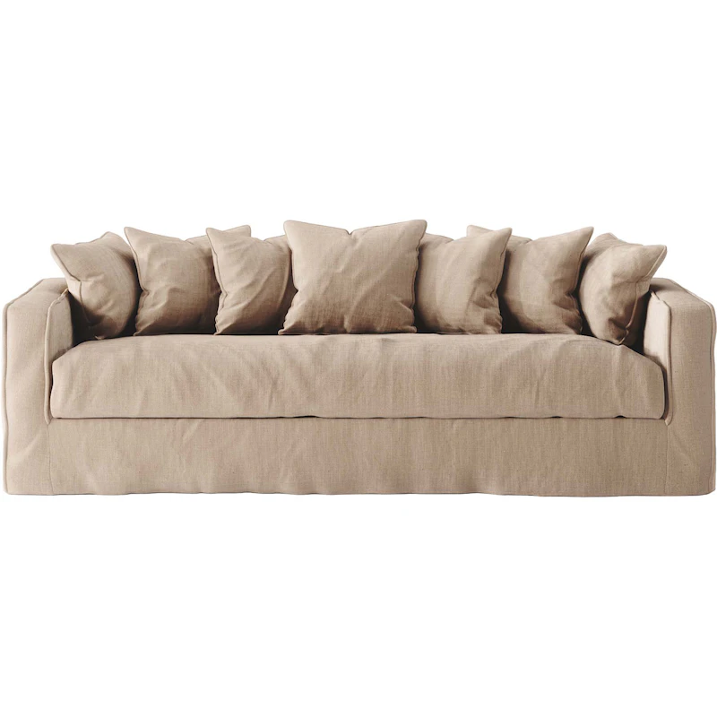 Loom 3-Seter Sofa Lin, Beige