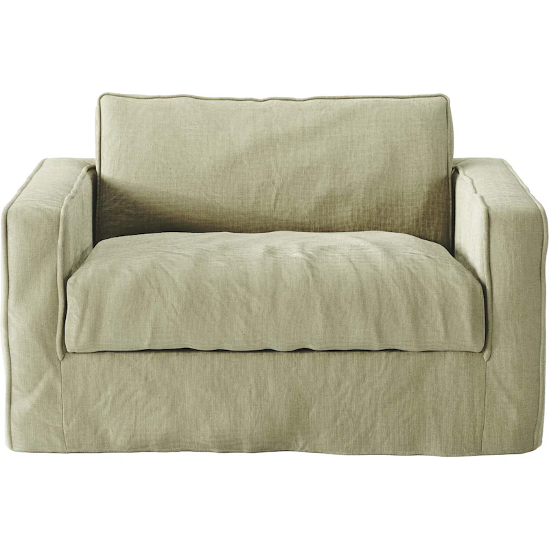 Loom Nest Love Seat Lin, Moss