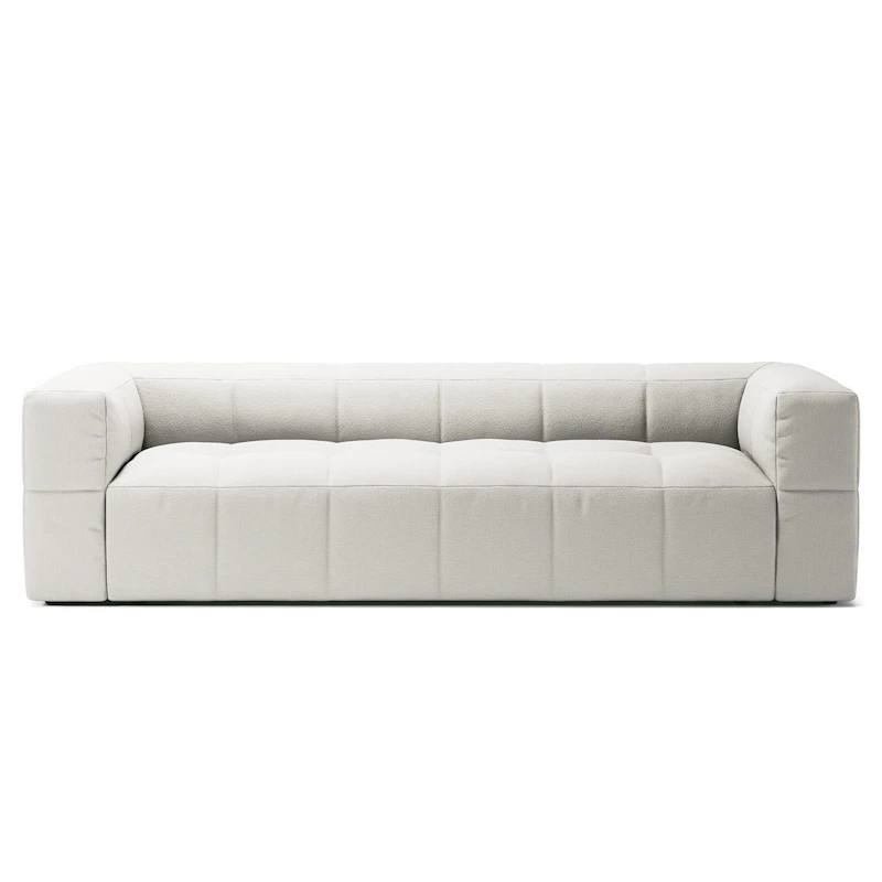 Mure 3-Seter Sofa, Steam White