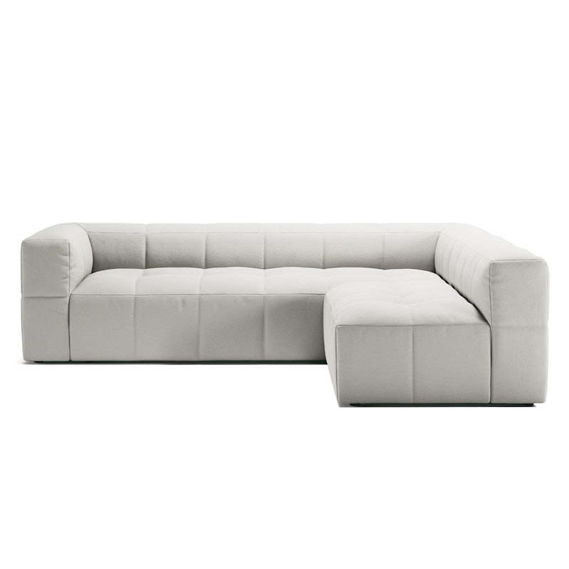 Mure 3-Seter Sofa Med Åpen Ende Høyre, Steam White