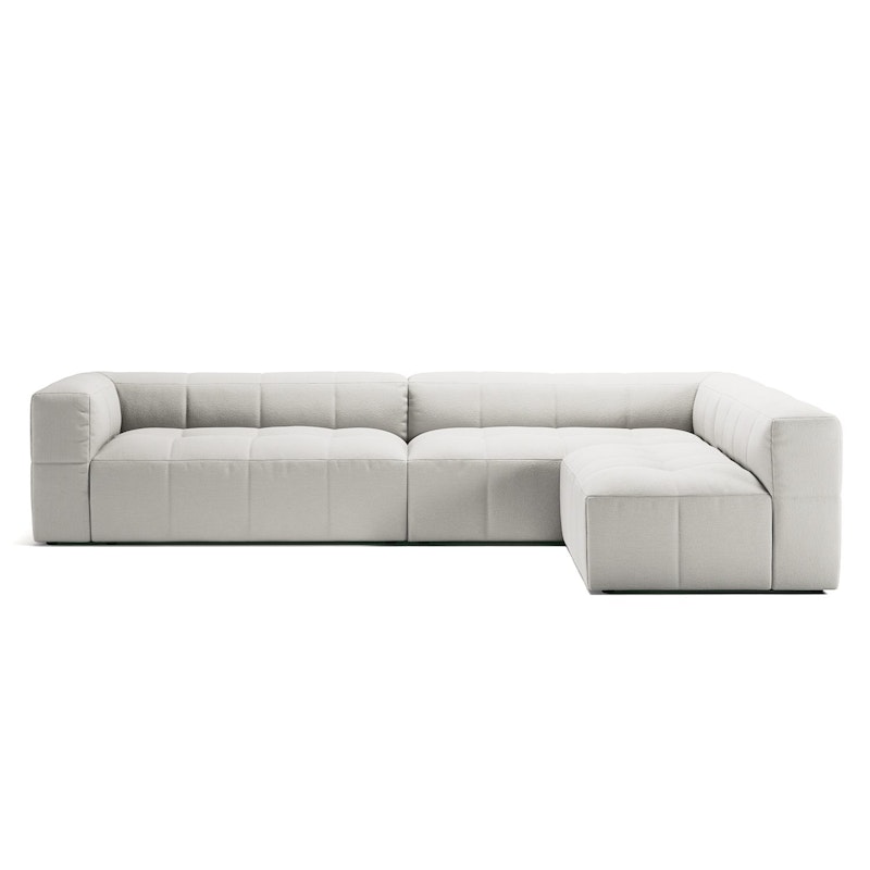 Mure 4-Seter Sofa Med Åpen Ende Høyre, Steam White
