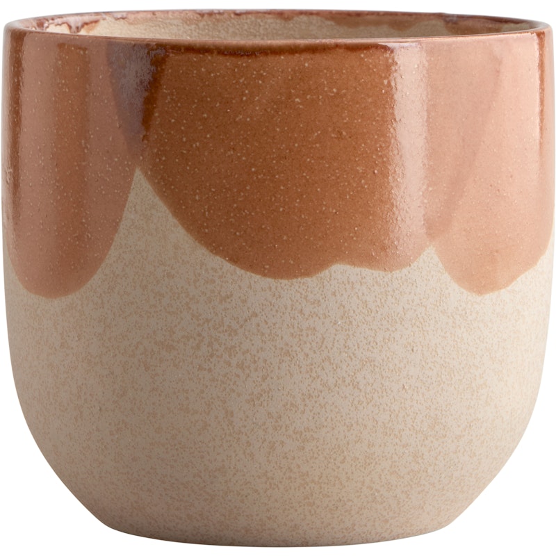 Nougat Krukke Oransje / Gul / Cream, 17,5 cm