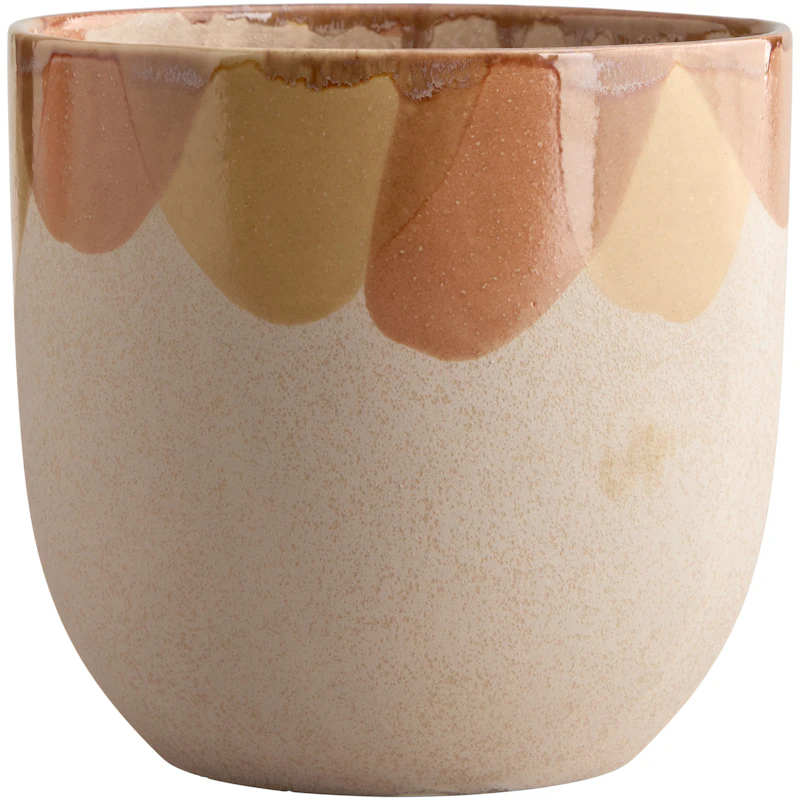 Nougat Krukke Oransje / Gul / Cream, 23,5 cm