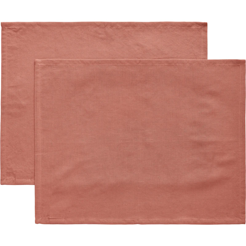 Sienna Spisebrikke 35x45 cm 2-pk, Rosa