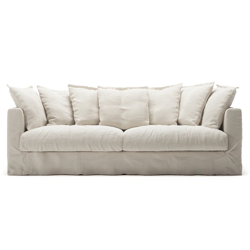 Stopning Til Le Grand Air 3-seter Sofa Lin, Creamy White