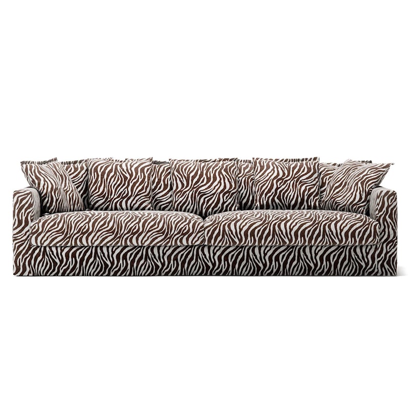 Stopning Til Le Grand Air 4-seter Sofa Lin, Zebra