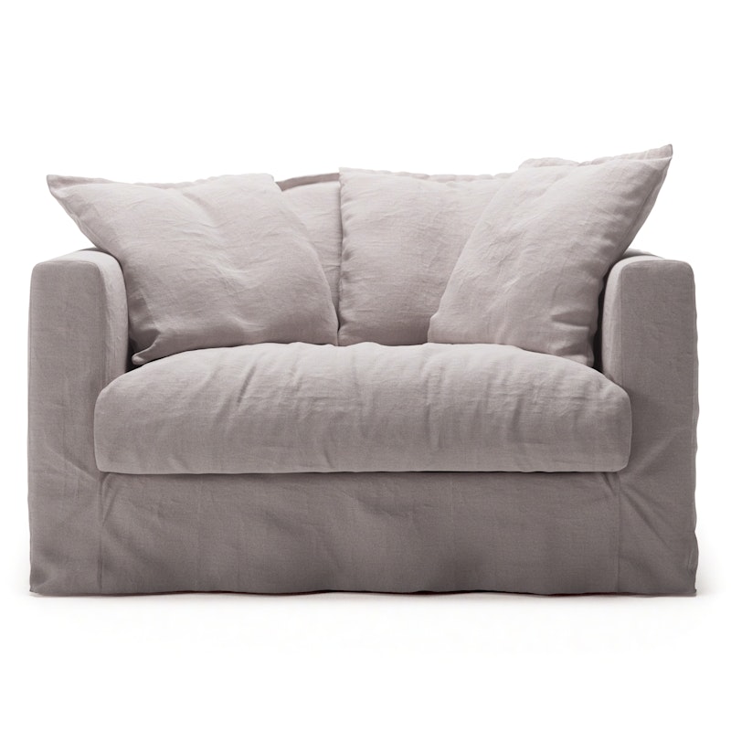 Stopning Til Le Grand Air Love Seat Lin, Misty Grey