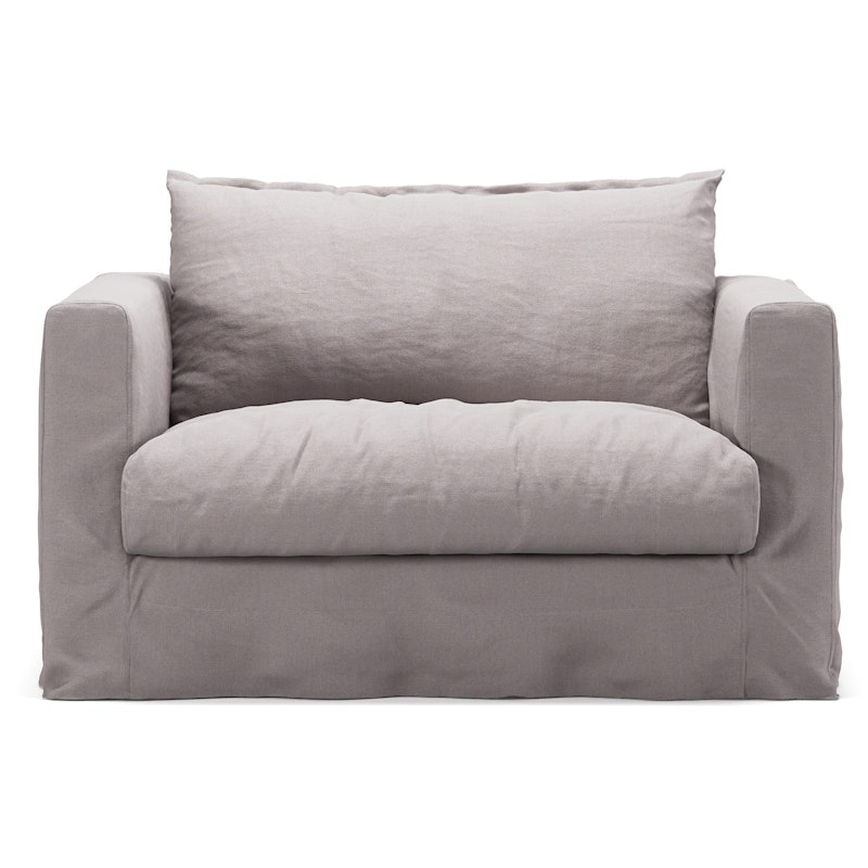 Stopning Til Le Grand Air Nou Love Seat Lin, Misty Grey