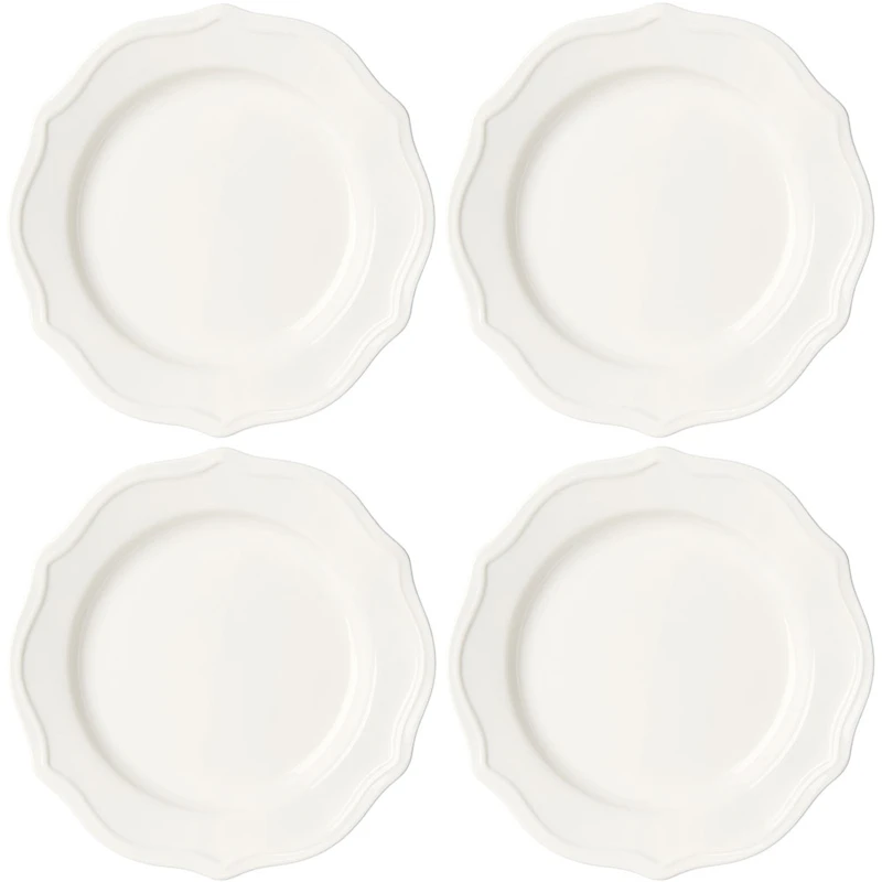 Violette Sidetallerken 20 cm 4-pack, Hvit