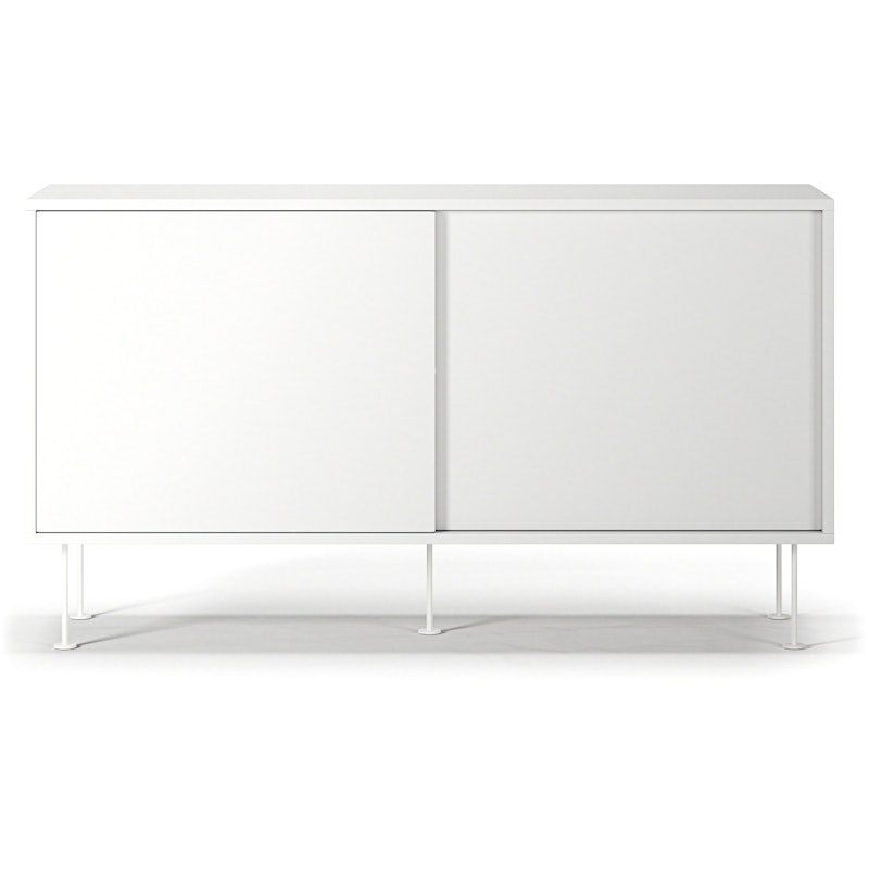 Vogue Sidebord med Ben 136 cm, Hvit