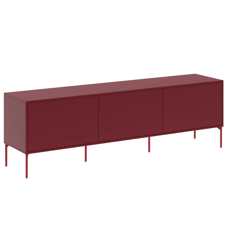 Bloc Tv-Benk 180 cm, Garnet Red