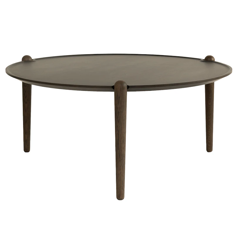 Aria Bord Ø90 cm H42 cm, Mørk Eik