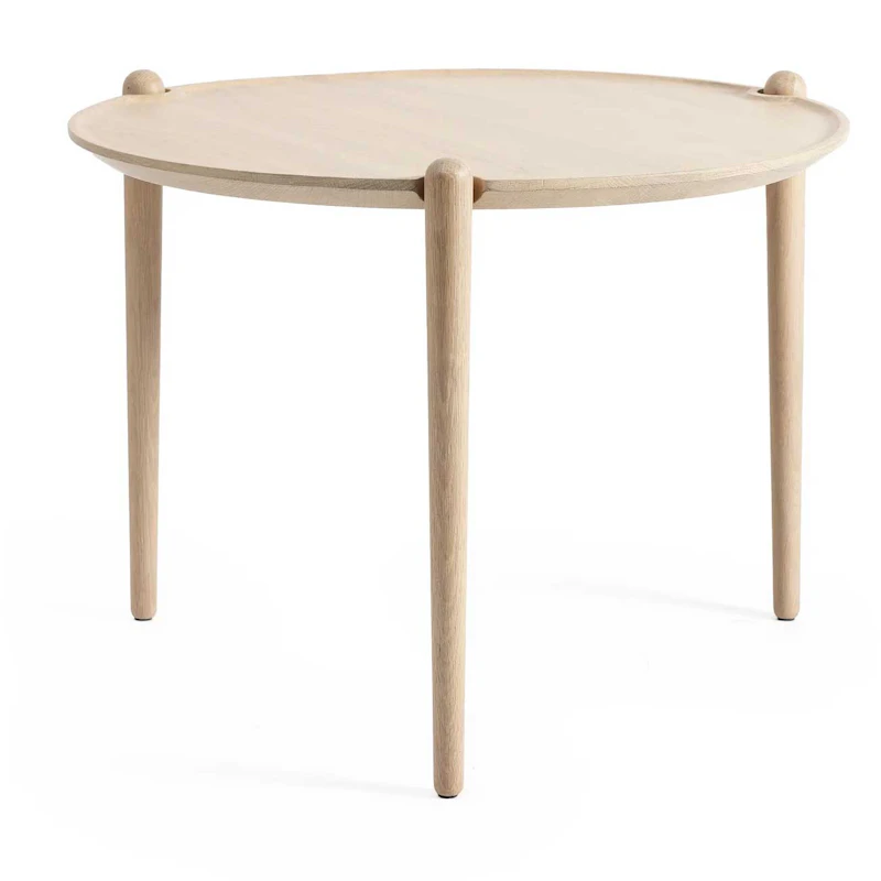 Aria Salongbord Ø60 Høy, Lys Eik