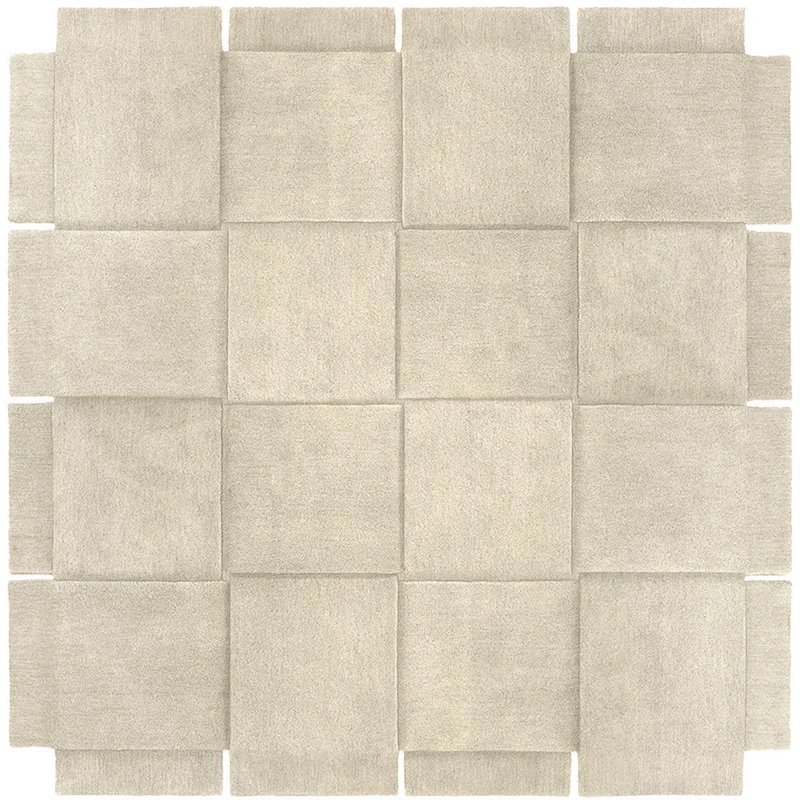 Basket Teppe Beige, 245x245 cm