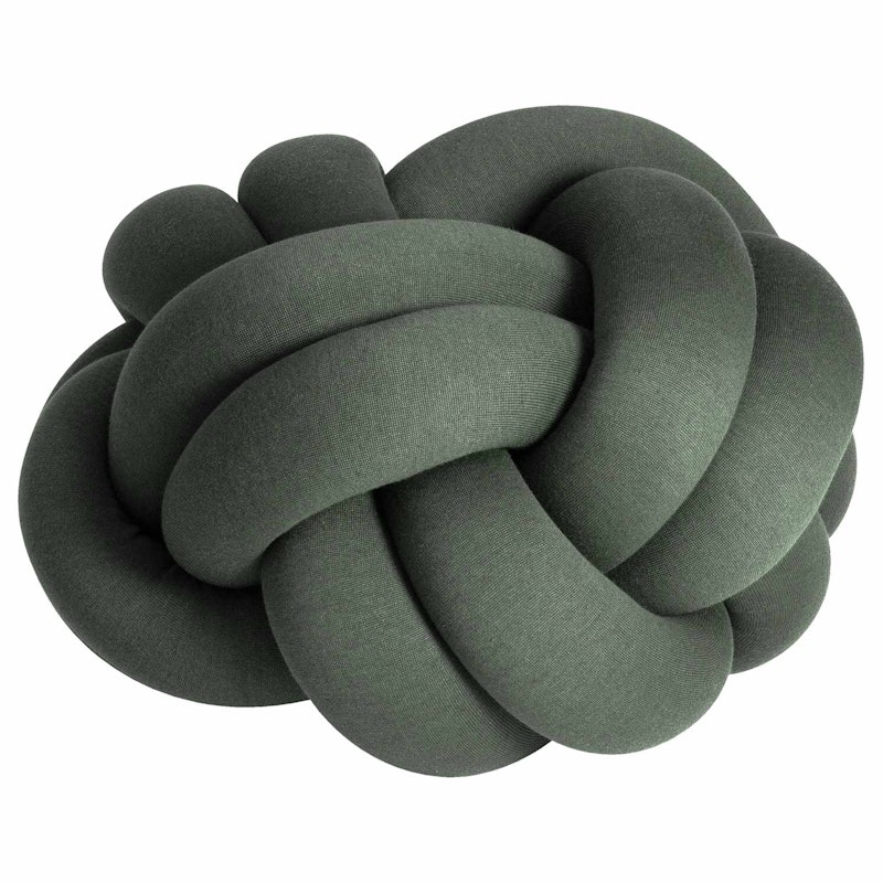 Knot XL Puff, Forest green