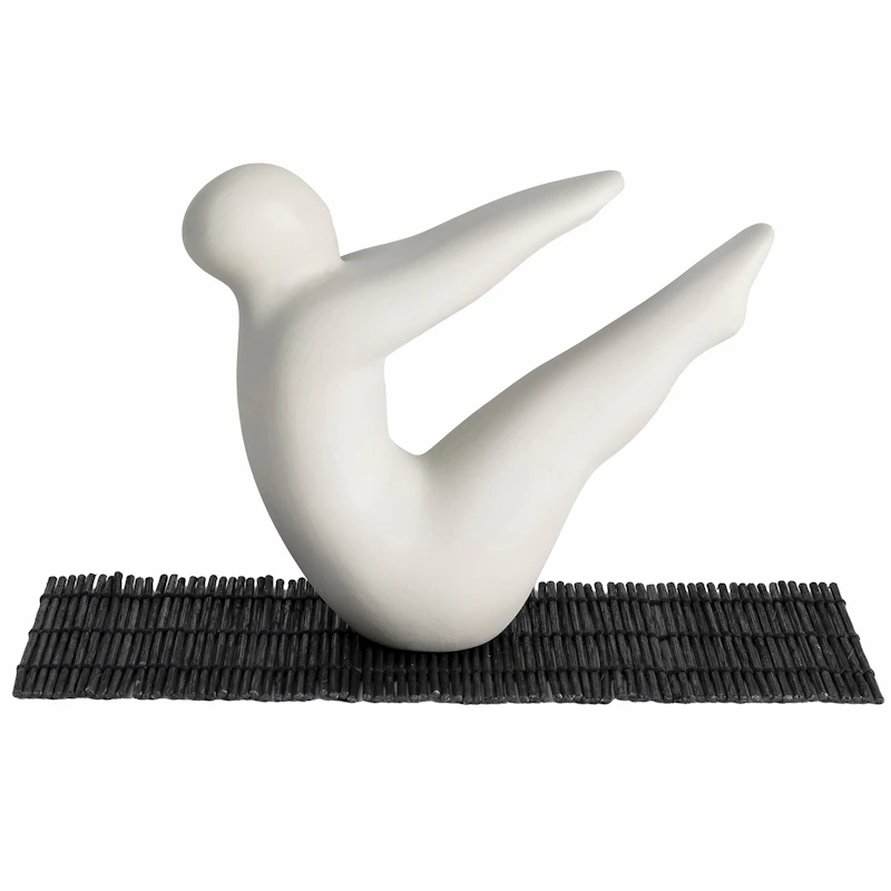 Yoga Skulptur no 2, Lysegrå