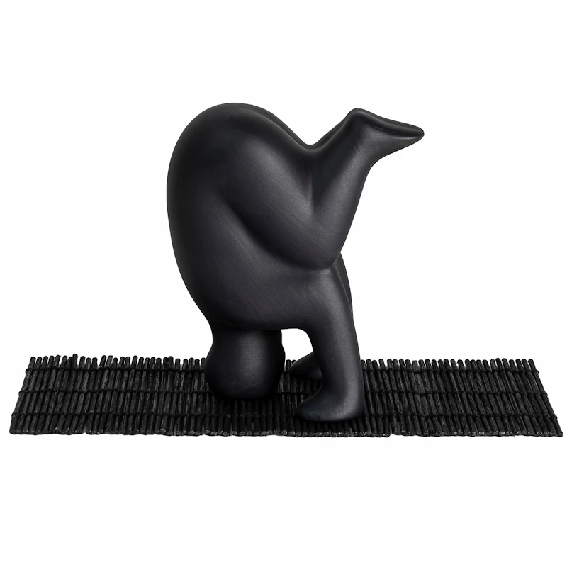 Yoga Skulptur no 4, Sort