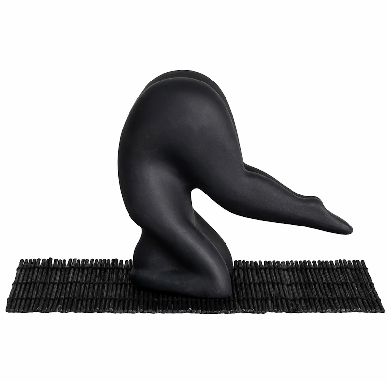 Yoga Skulptur no 1, Sort