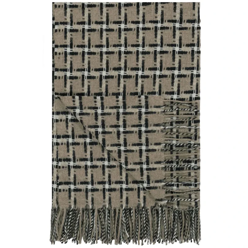 Clarendon Natural Pledd 140x185 cm
