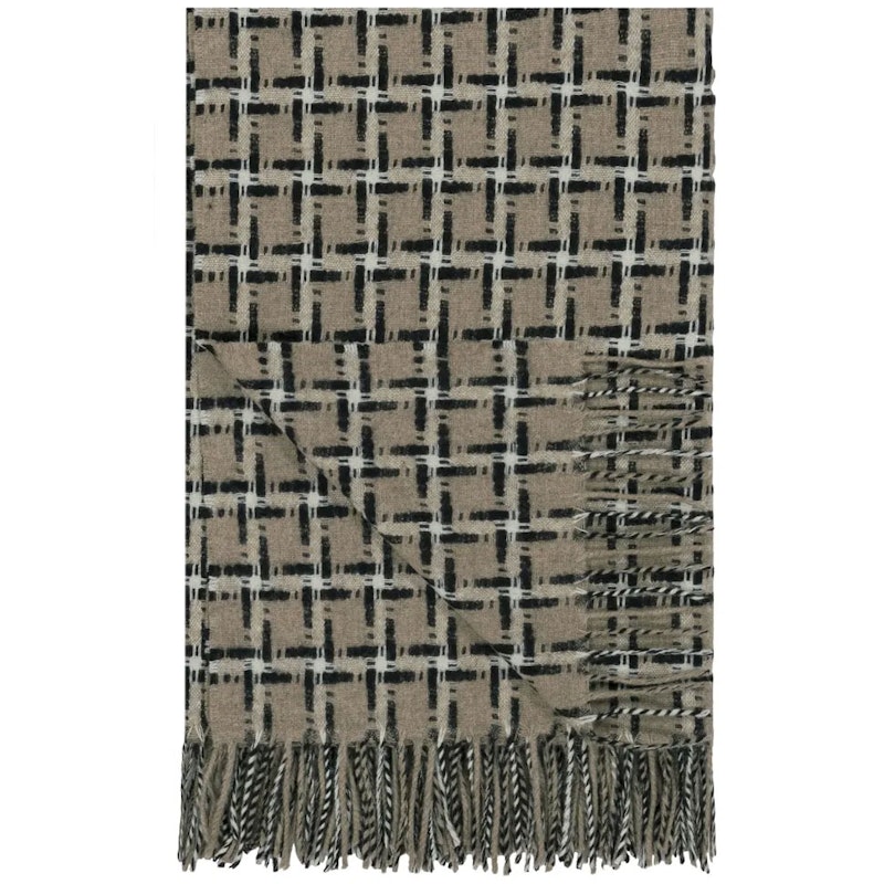 Clarendon Natural Pledd 140x185 cm