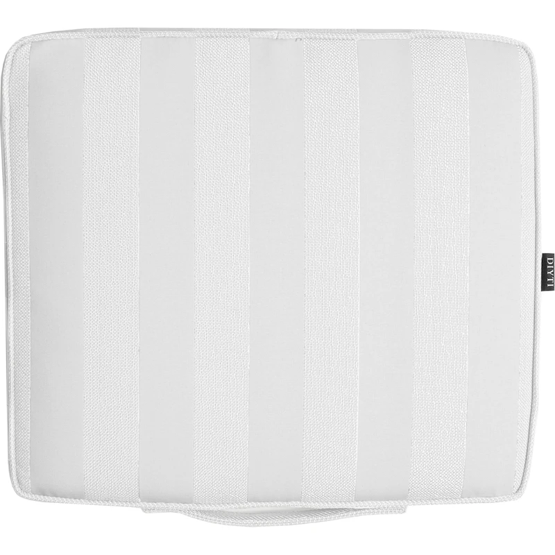 Wide Stripe Båtpute 40x45 cm, Hvit