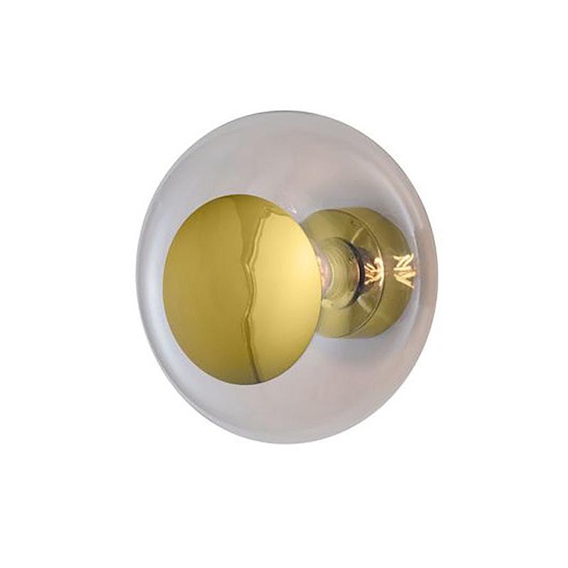 Horizon Taklampe Ø29 cm, Clear/Gold