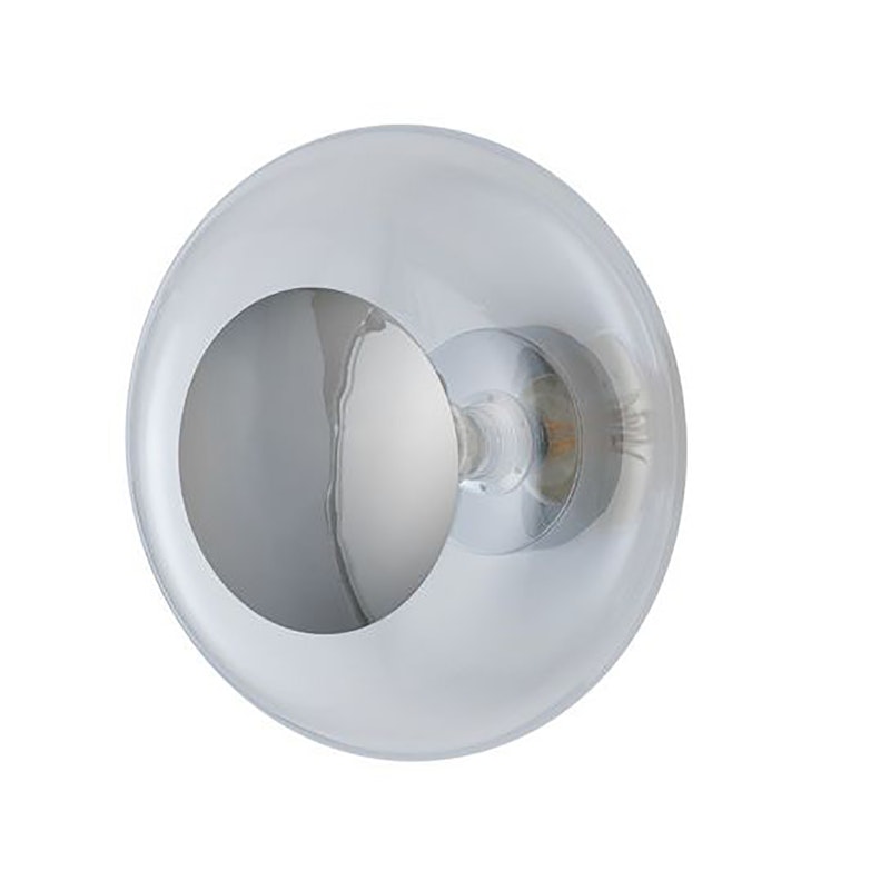 Horizon Taklampe Ø36cm, Clear/Silver