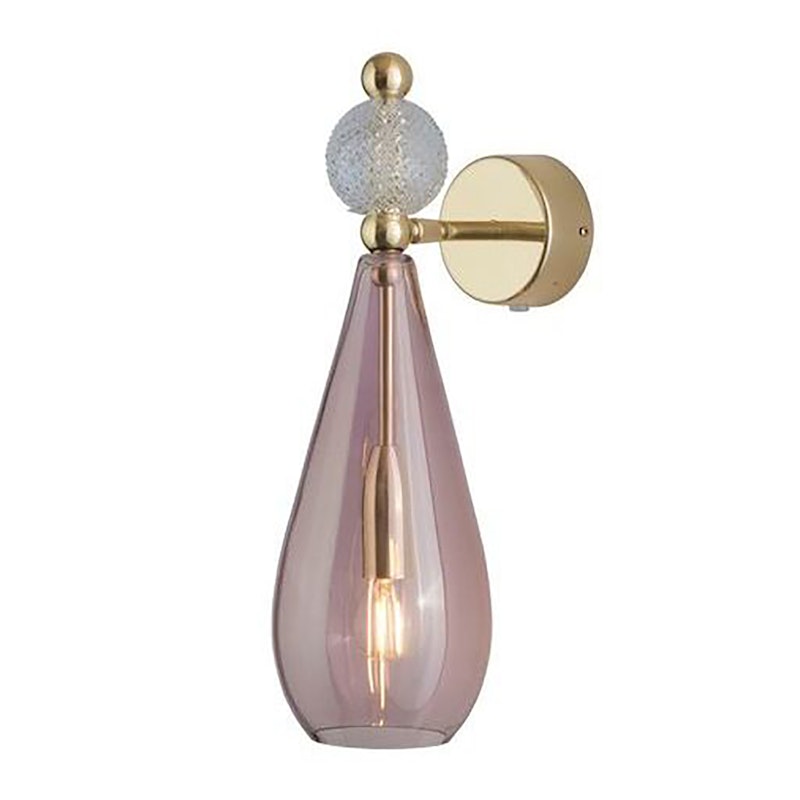 Smykke Vegglampe, Obsidian / Crystal Check Ball / Shiny Gold